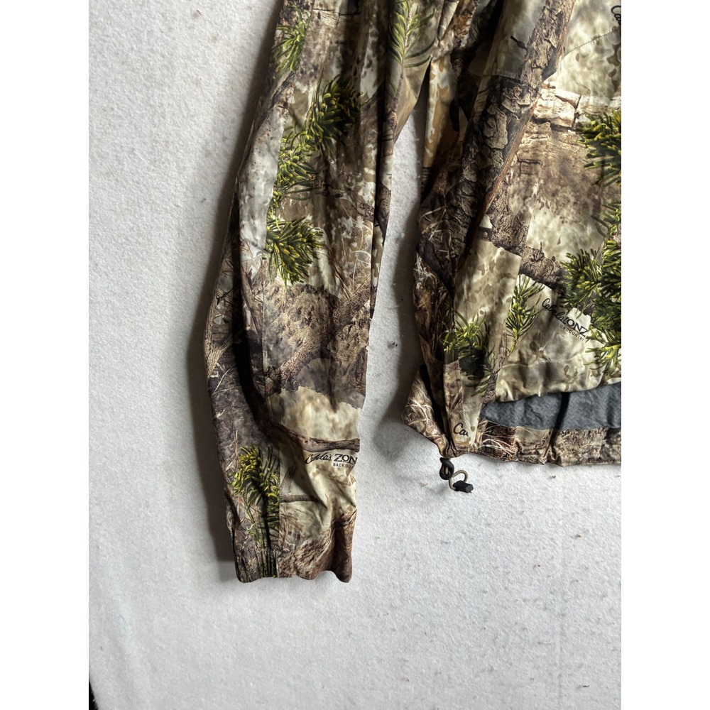 Cabelas Instinct Zonz Backcountry Camo Jacket Mens Large 4MOST DRY-PLUS M22JK175 - Picture 4 of 13